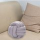 thumbnail image 4 of Cojines de asiento,Bola de nudo de felpa tejida a ,Almohada redonda anudada de felpa hecha a mano,Cojines de ventana tejidos Sala de estar ligera, Boda Gris, 4 of 6