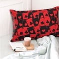 thumbnail image 4 of Kdxio Playing Cards Print Pillows Covers Cases Bedroom Decor Decoration Rectangle Two Sides Printed-16"x24", 4 of 6