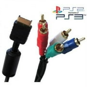 New PS3/PS2/PS1 Component Video Audio Cable Stereo Sound Five Foot Long Ideal For HDTV (Bulk Packaging)