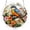 d, variant on 7.5 Inch Round Stained Acrylic Suncatcher Window Hanging, Insect and Bird Floral Themed Acrylic Ornament for Home Office Garden Decor, Perfect Housewarming Birthday Gift