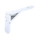 thumbnail image 1 of Soporte plegable de acero de 8 ", 2 uds. De longitud, soporte para estante montado en la pared, uso doméstico y cocina, 1 of 8