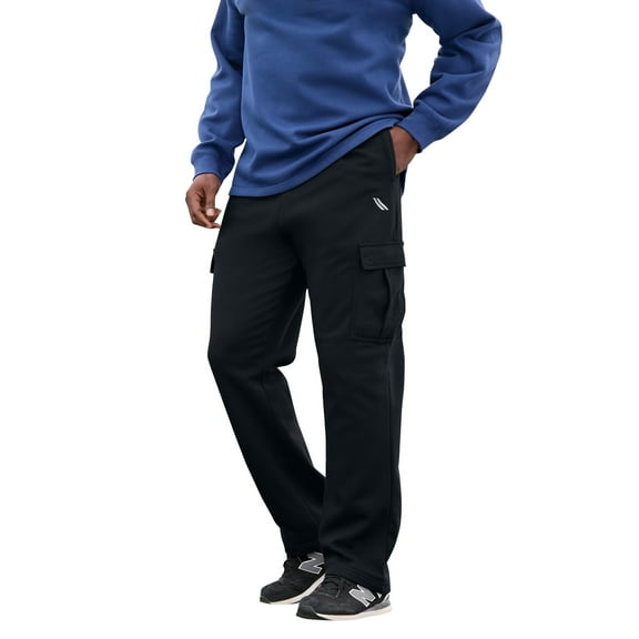 KingSize Men's Big & Tall Fleece Cargo Pants