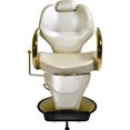 thumbnail image 2 of Silla Sillon Barberia Hidraulico Nanofort Peluqueria Reclinable Salon beige, 2 of 8