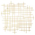 thumbnail image 4 of Cheungs Home Accent Small Gold Abstract Metal Wall Art, 4 of 4
