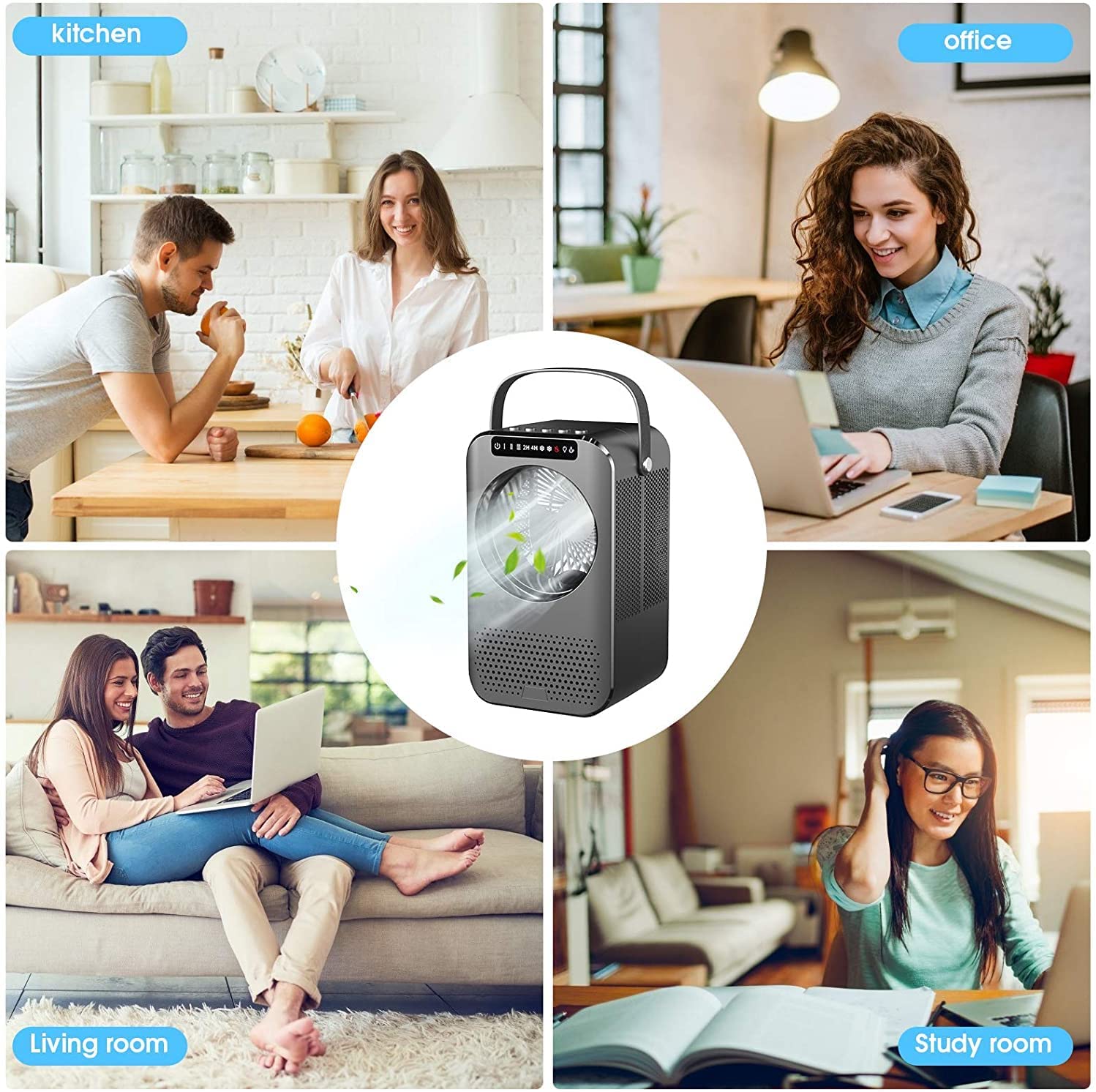 Brumisateur USB Avec LED RGB - Pour Aquariums, Fontaines, Décorations - Sans Chaleur, étanche, Facile à Utiliser