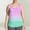 (Fashion 100)Hot Pink, variant on Fashion Women's Striped Printed Plus Size Tank Tops Summer Casual Loose Comfortable Round-Neck Vest Tops