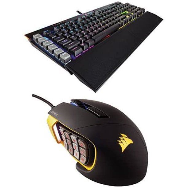 Corsair Gaming K95 Rgb Platinum Mechanical Keyboard Cherry Mx Brown Black Ch Na And Corsair Gaming Scimitar Pro Rgb Gaming Mouse Backlit Rgb Led Dpi Yellow Side Panel Optical Walmart Com Corsair Gaming K95 Rgb Platinum Mechanical Keyboard Cherry Mx Brown Black Ch Na And Corsair Gaming Scimitar Pro Rgb Gaming Mouse Backlit Rgb Led Dpi Yellow Side Panel Optical Walmart Com