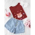 thumbnail image 3 of Happy Fox Face T-Shirt Toddler -Image by Shutterstock,  5 Toddler, 3 of 4