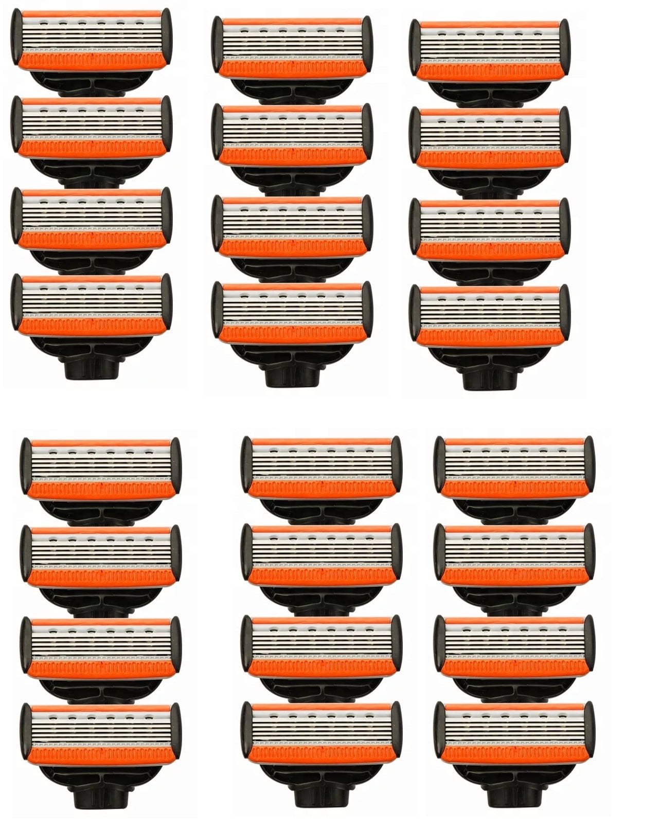 Razor Replacement Heads Compatible With M5 5 blade Razor 6 pack of 4