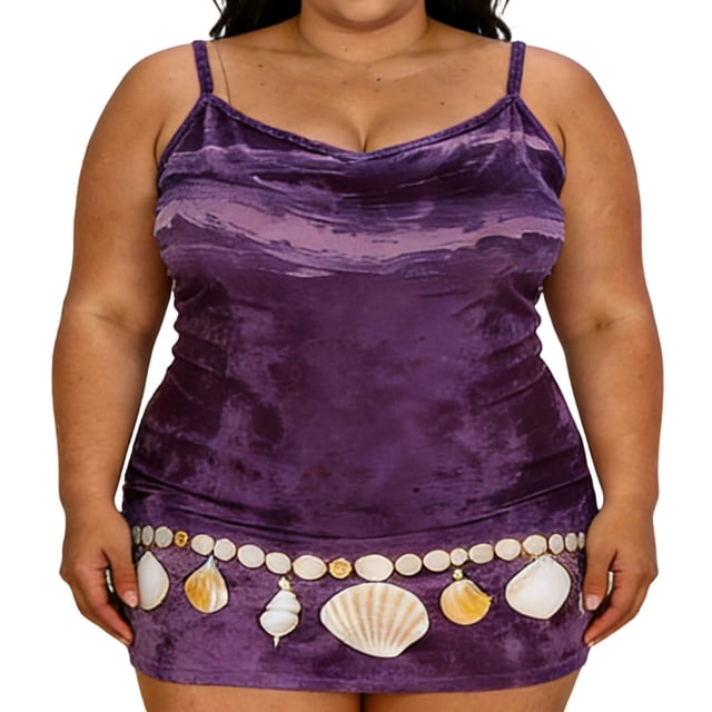 Vestido de Sol Impreso Estiramiento de las Mujeres para las Vacaciones Y el Uso Informal, Estilo Delgado de Camisola, Longitud Regular
