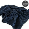 thumbnail image 2 of Ntbay 1 Pack 100% Mulberry Silk Queen Pillowcase with Hidden Zipper, Luxurious Both Side 19 Momme Pillow Case, 20" x 30", Navy Blue, 2 of 6