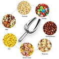 thumbnail image 3 of Cuchara de hielo de acero inoxidable, pequeña cuchara de metal para alimentos y dulces para cocina, bar, fiesta, boda, cocina, pala para hacer hielo, 3 of 5