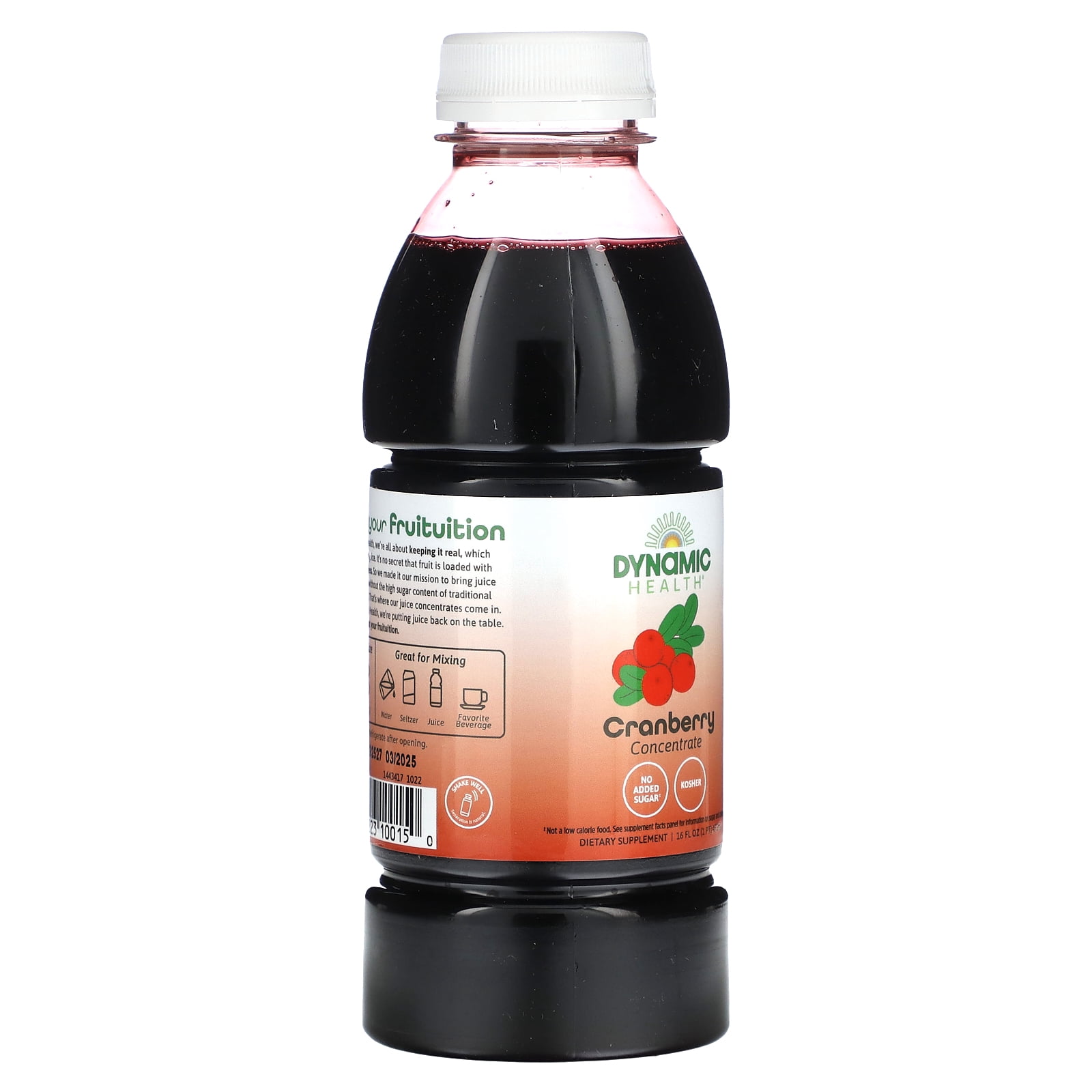 Dynamic Health Cranberry Juice Concentrate, 16 oz