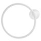 thumbnail image 2 of GOOHOCHY Toallero de aro redondo blanco para baño, antiguo, cepillado, antiguo, para colgar toallas, 2 of 8