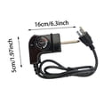 thumbnail image 3 of Universal Replacement Adjustable Thermostat Probe Cord Compatible with Griddles & More Skillet Cord Replacement, 3 of 9