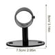 thumbnail image 2 of unbranded 2Ud Soportes De Barandilla Metálicos Negros Para Escaleras Con Ajuste, 2 of 6