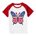 thumbnail image 4 of Ugoldhm Boys Short Sleeve Tops Summer Crew Neck Classic Fit Graphic Print Casual Cute T-Shirts Size 3-14, 4 of 7