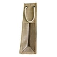 thumbnail image 5 of OUNONA Portable Wine Bottle Gift Bag Made of Linen for Storage Use Khaki Color Can Hold Two Bottles, 5 of 8