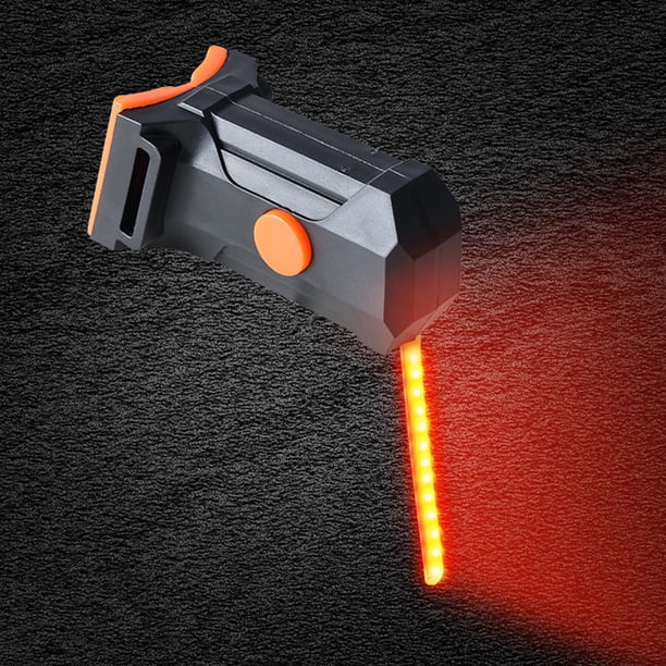 Luz de conducción nocturna recargable por USB, 3 modos, luz LED para bicicleta, luz trasera IP65, resistente al agua