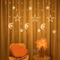 thumbnail image 3 of Bearachild 1 juego de luces de cadena con batería, decoraciones para el hogar, accesorios de iluminación delicados, lámparas de estrella para Navidad, Iluminación navideña Vistoso Tipo 1 Bearachild HA060601-03B, 3 of 6