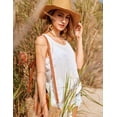 thumbnail image 4 of Ekouaer Women's Swimsuit Cover Ups Shirt Summer Beachwear Sleeveless Coverup Bikini Bathing Suit Beach Dress, 4 of 6