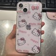 thumbnail image 4 of Funda de teléfono Kawaii Sanrio Hello Kittys Iphone 15/14/13/12/11 Pro Max, bonita funda protectora transparente, accesorios anticaída, regalo, 4 of 4