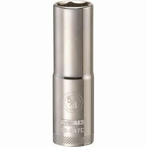 Stanley Tools 227858 0.62 in. Deep Socket - 0.5 in. Drive