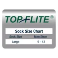 thumbnail image 2 of Top Flite Mens Sport Ultra-Dri Performance Cushion Crew Socks 2 Pair Pack, 2 of 5
