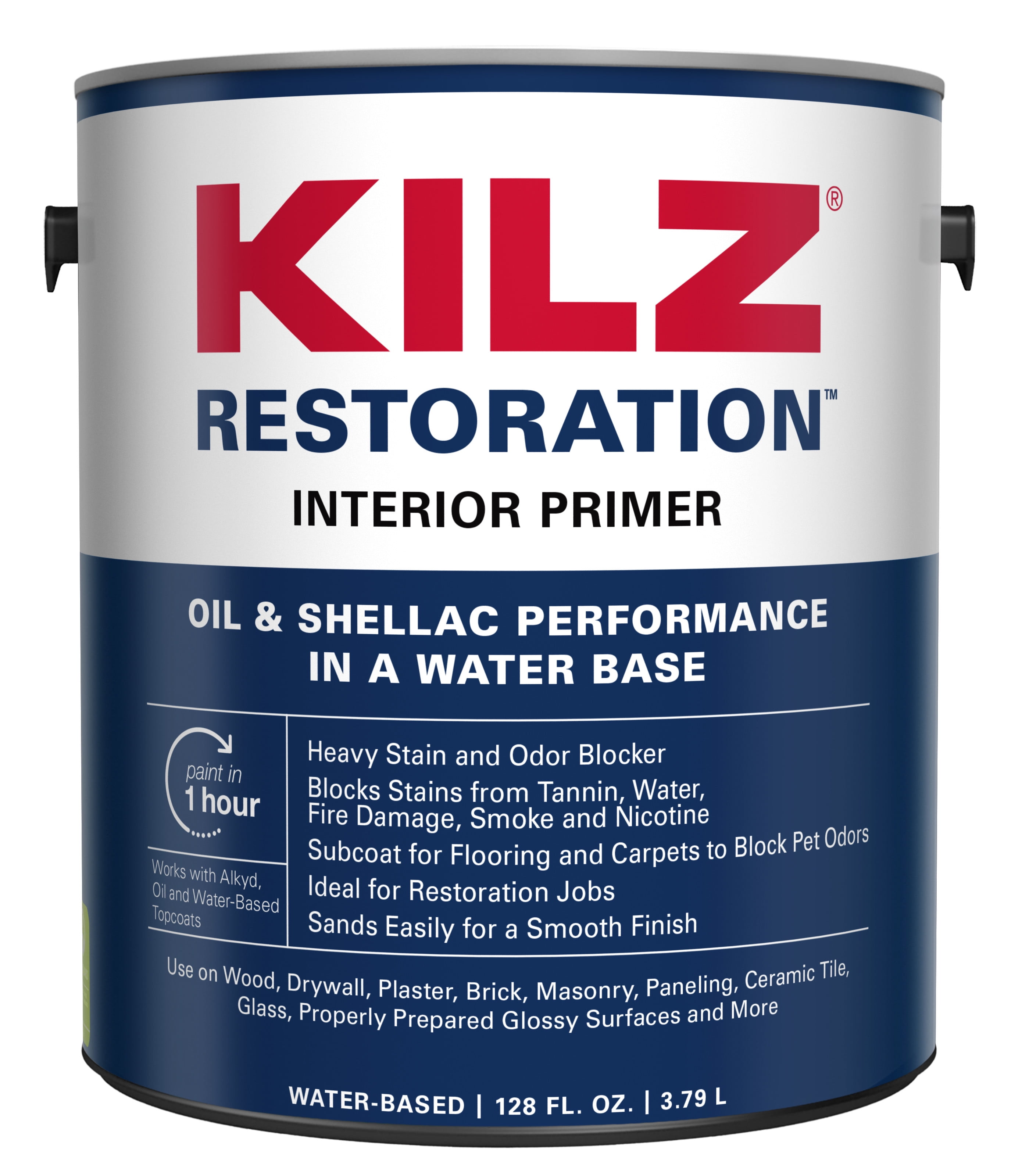 KILZ Latex Primer,Interior, 1 Gallon