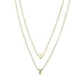 thumbnail image 2 of Neinkie Collier Initial en Acier Inoxydable Lettre Script Monogramme Pendentif Collier pour Femmes Cadeau (de l'Alphabet 26 A-Z), 2 of 7