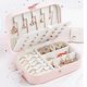 thumbnail image 2 of Espejo Cosmético De Maquillaje Con Luz Led Con Pinceles De Maquillaje Caja De Espejo De Maquillaje Plegable De Viaje Espejo Compacto Portátil Vogacara HA024625-02, 2 of 5