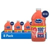 (8 pack) Ocean Spray® 100% Ruby Red Grapefruit Juice, 100% Juice, 60 fl oz Bottle