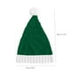 thumbnail image 3 of Mini gorros de Papá Noel de Chamoist, para bebés y niños pequeños, gorro navideño de invierno, cálido, de lana de color puro, para padres e hijos, color verde, 3 of 5