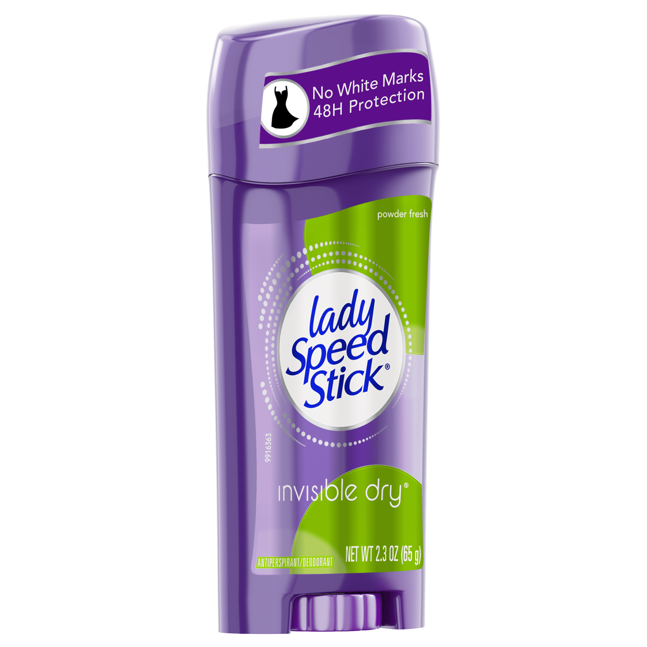 (6 pack) Lady Speed Stick Antiperspirant Deodorant Invisible Dry Powder Fresh, 2.30 oz