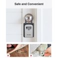 thumbnail image 3 of Caja de seguridad con llave Puroma, grande, reiniciable, color gris, 3 of 8
