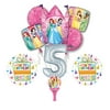 New! 9pc Disney Princess 5th BIRTHDAY PARTY Balloons Decorations Supplies
