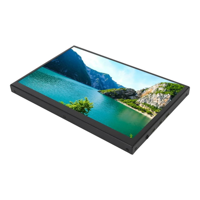 Moniteur LCD, Haut-Parleur Intégré Alimenté par USB C Écran Tactile LCD 8.9 Pouces pour PC