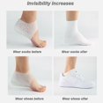 thumbnail image 4 of Footbed Enhancers Invisible Height Increase Insoles Pad 2-5cm, 4 of 5