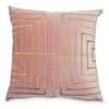 MoDRN Glam Metallic Stitched Decorative Throw Pillow, 20" x 20"