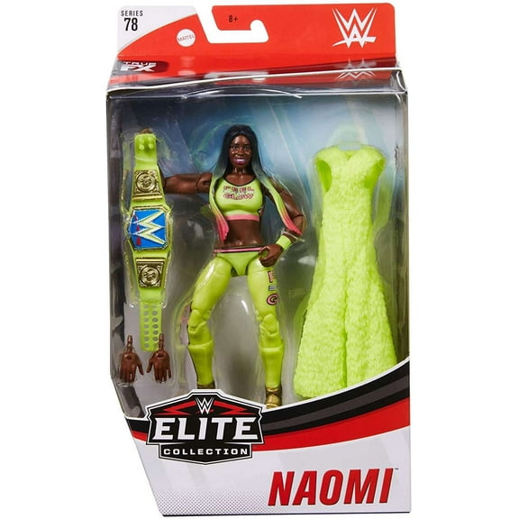 Mattel WWE Wrestling Series 78 Naomi Action Figure, Multicolor, 4.2 oz
