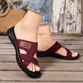 thumbnail image 5 of Willtoo Orthopedic Sandals for Women Arch Support Summer Flat Sandals Wide Non Slip Slip on Sneakers Comfortable 2026 Foam Shoes, 5 of 7