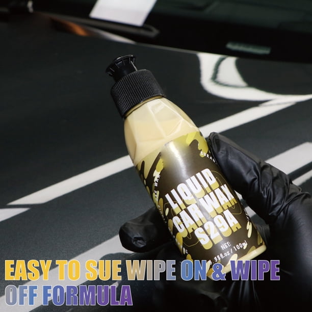 Limpiadores domésticos Abrillantador líquido impermeable Cera para coche 100 ml Agente de pulido