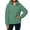C-Green8, variant on DHFJKG Women's Winter Warm Hooded Puffer Jacket Top Padded Pullover Solid Color Loose Fit Button Up Placket Hoodies Coat Tops Lightweight Long Sleeve Cozy Outerwear