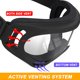 thumbnail image 4 of Gafas de moto OXG Fit para casco, antirayos UV y resistentes al viento (2 pares), 4 of 8