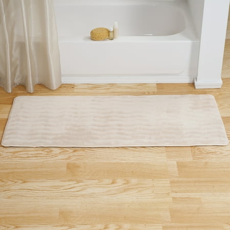 oversized bathmat padded somerset microfiber nonslip laundry accent foam ivory rug memory wave bathroom pattern kitchen