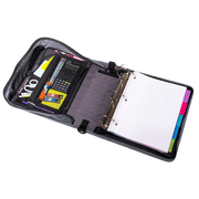 Case-it Zipper Binder | 3-Inch Capacity, Expanding File Folder, Tablet Case Bundle, Blue