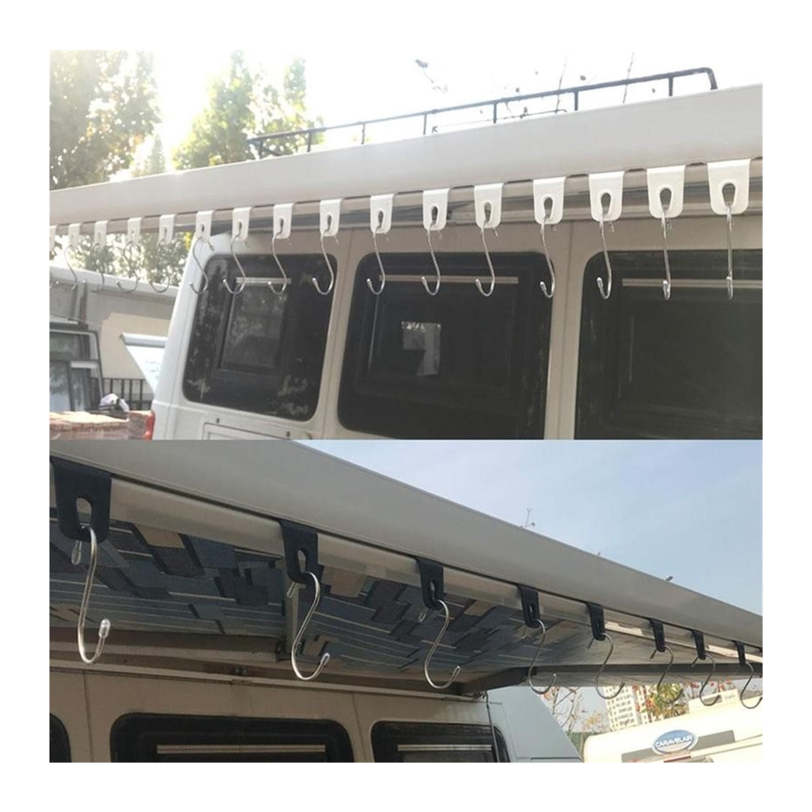 5pcs Clothes Hook For Caravan Accessories Awning Hanger Hook For RV Awings Camper Accessories Trailer Modified Shed Hooks ,Easy Installation