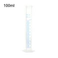 thumbnail image 5 of Uxcell Plastic Graduated Cylinder, 100ml Measuring Cylinder, 2-Sided Metric Marking, Clear Hex Base for Lab Home, 5 of 5