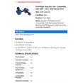 thumbnail image 2 of Front Right Sway Bar Link - Compatible with 2009 - 2021, 2023 Nissan GT-R 2010 2011 2012 2013 2014 2015 2016 2017 2018 2019 2020, 2 of 2