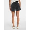 thumbnail image 4 of Time and Tru Women's High Rise Denim Shorts, 5" Inseam, Sizes 0-20, 4 of 6